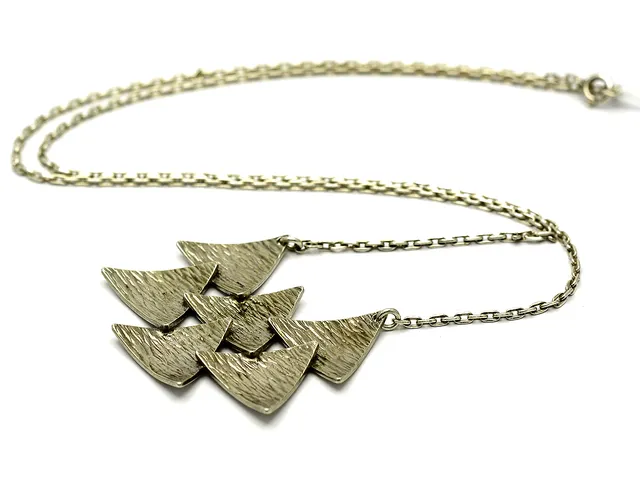 Halsband kontrollstämplat silver 17,4g 59cm