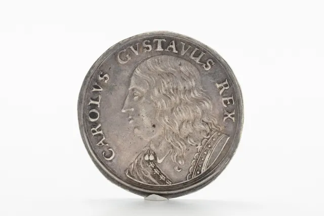 Sverige, Charles X Gustav, 2 mark, 1654, sølv