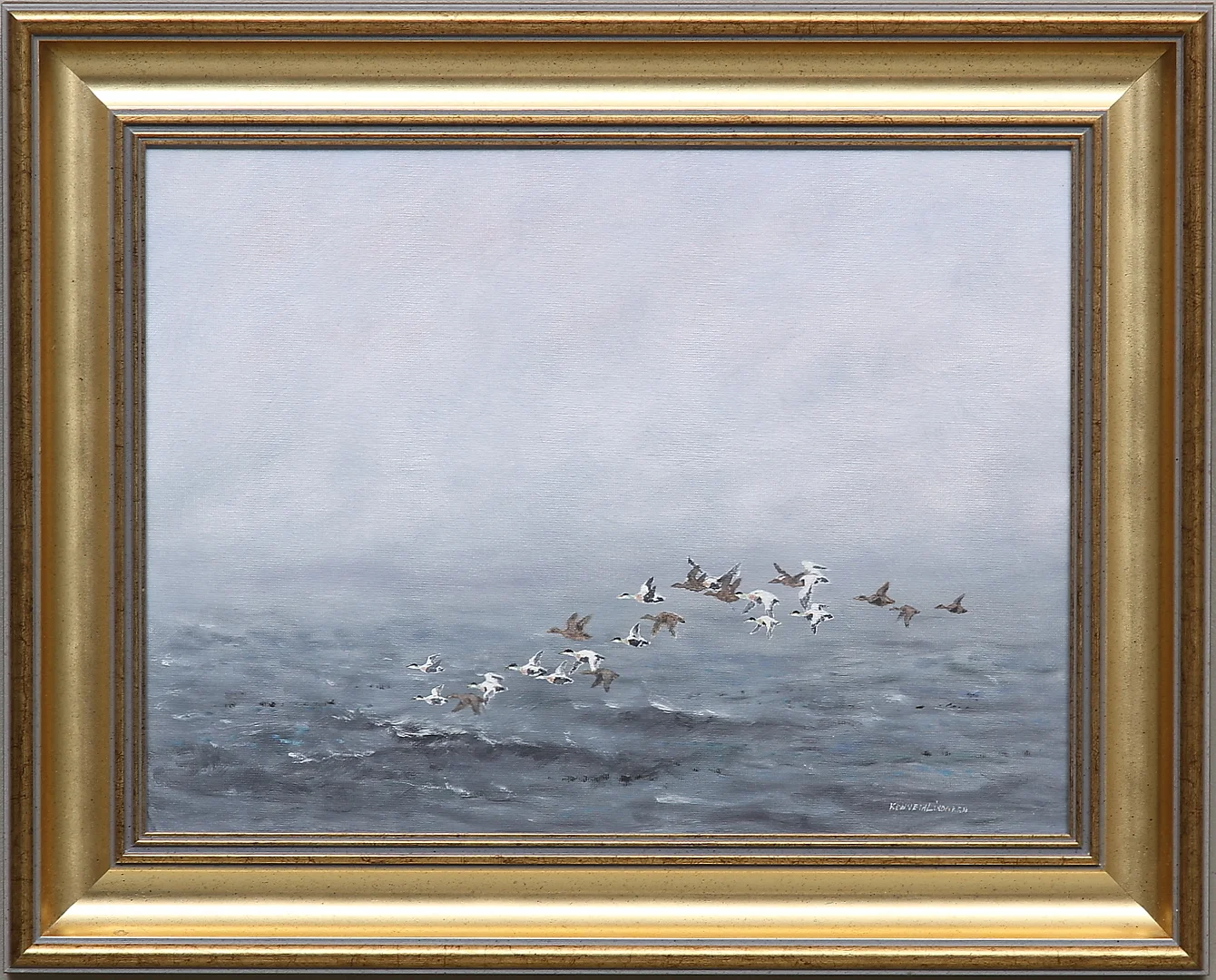 KENNETH LINDGREN. Olja på pannå, signerad och daterad a tergo 2007. — Paintings — Gomér & Andersson Linköping