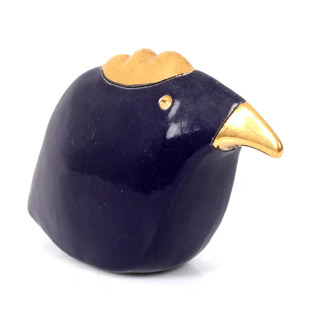 IRMTRAUD PAILLARD. Figurin, keramik, fågel, signerad.