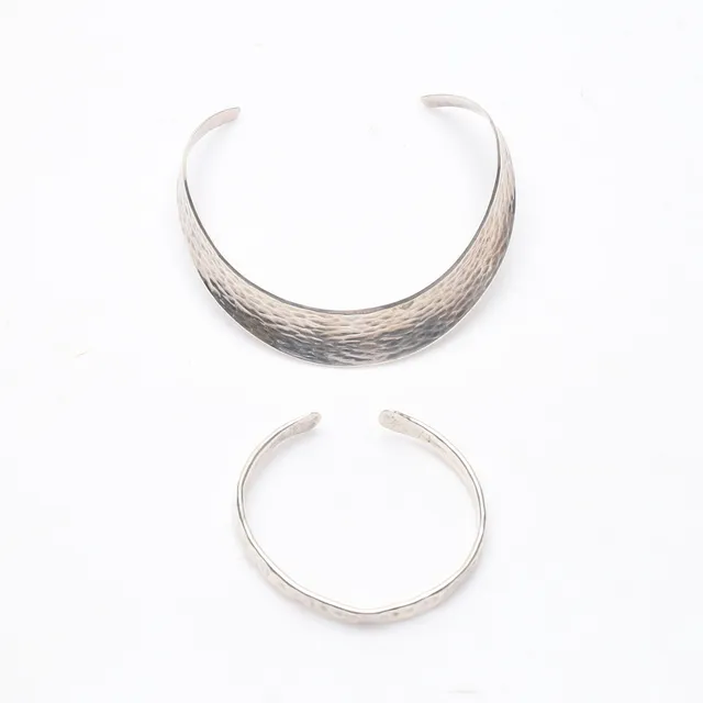 COLLIER samt ARMRING, Alton, Techau, Sverige, Danmark.
