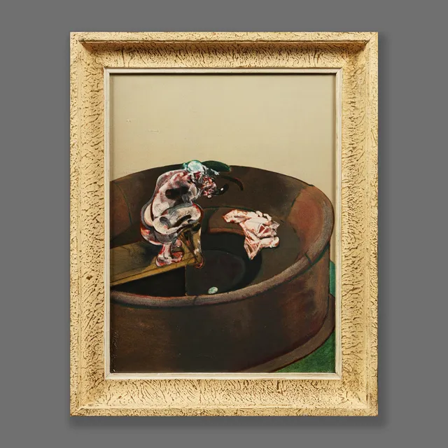 FRANCIS BACON. PORTRAIT OF GEORGE DYER CROUCHING.