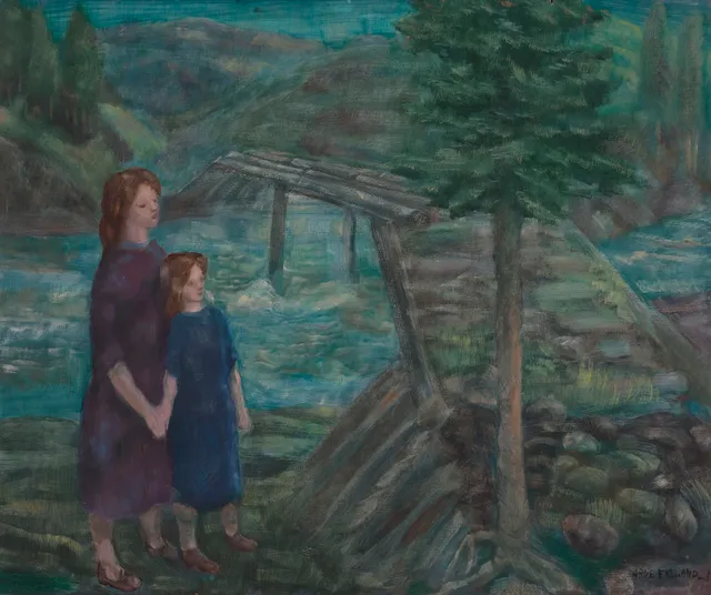 Ekeland, Arne — Ved broen, 1952