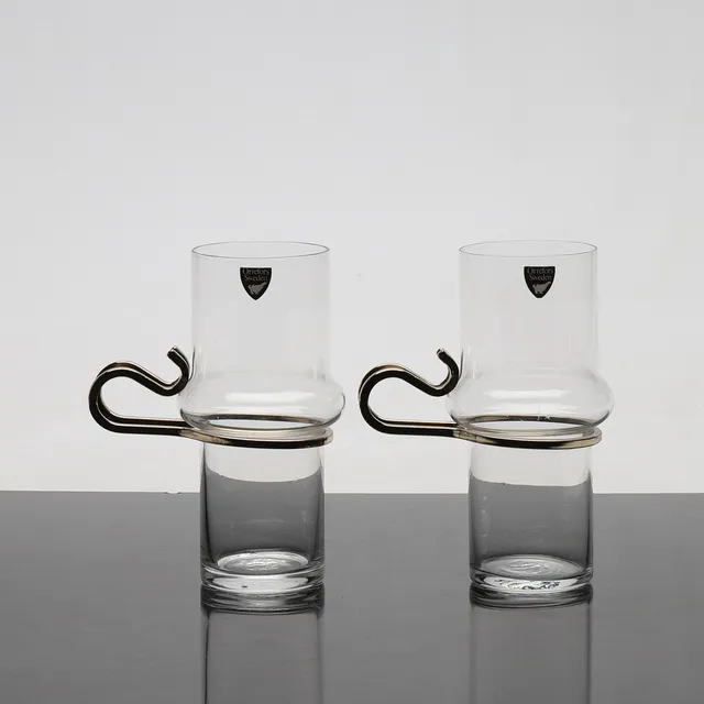 GLAS, 6 st, "Hot & Cold", Lindau & Lindekrantz, Orrefors.