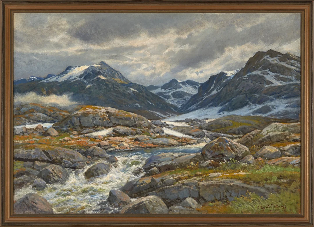 Nordlien, Olaf — Høyfjellet — Kunst/Maleri — Blomqvist