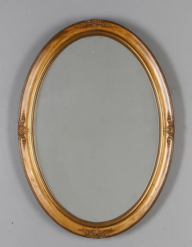 SPEGEL, bronserad 1900-tal.