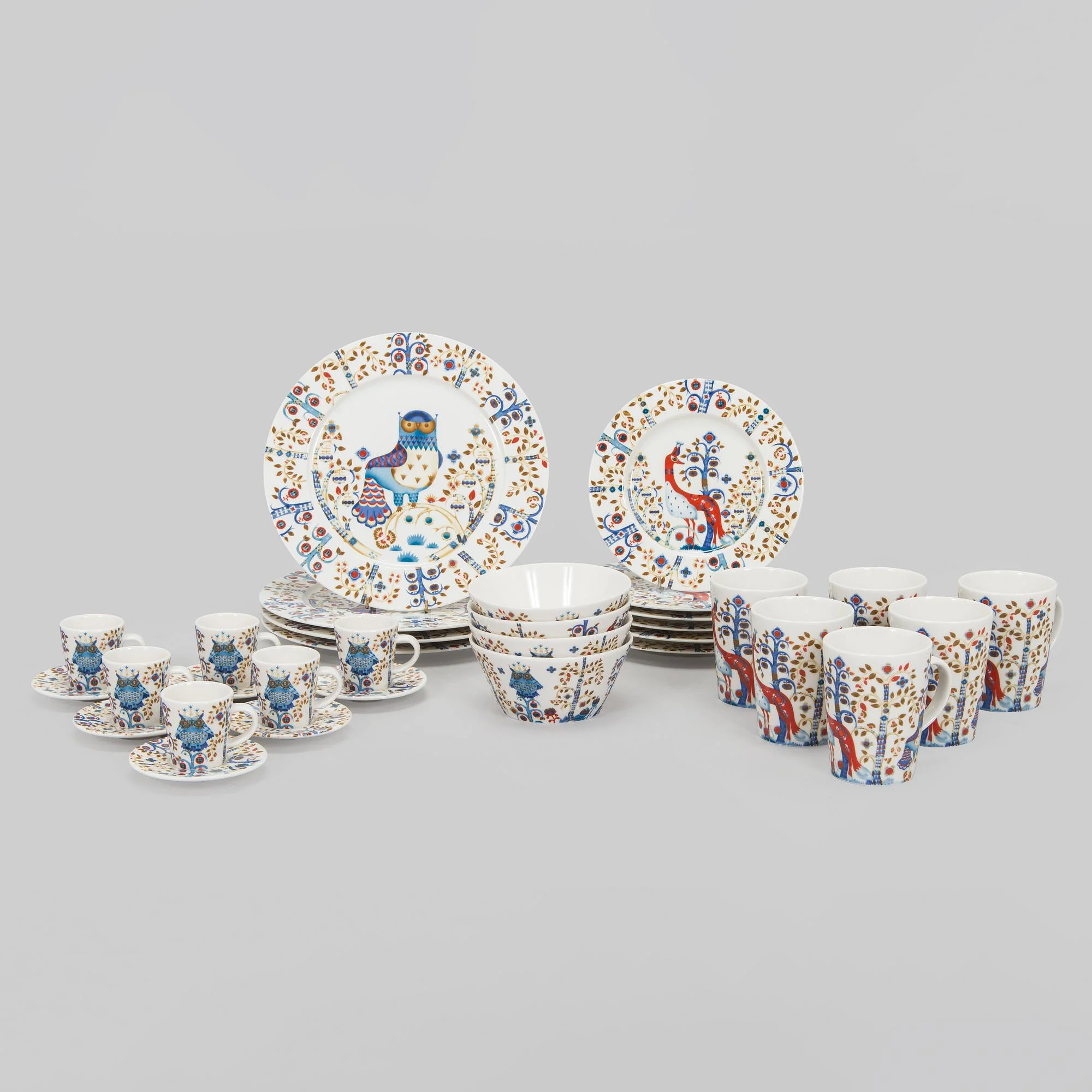 Klaus Haapaniemi, servis, 23 delar, porslin, "Taika" Arabia 2000-tal. — Design/Övrigt — Bukowskis