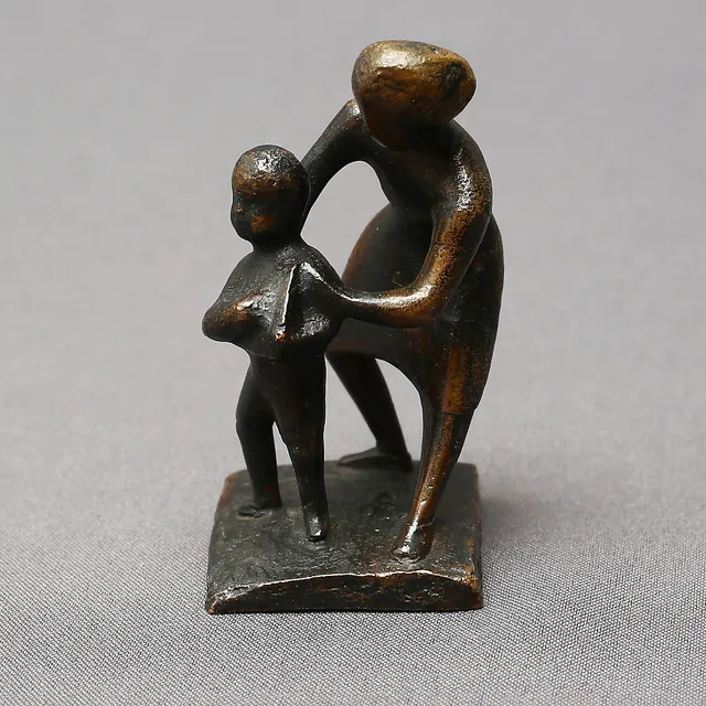 BENGT LISSEGÅRDH. Skulptur, brons, signerad och daterad 59.