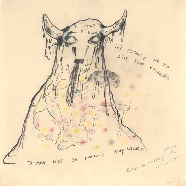 Melgaard, Bjarne — "Untitled" (I am not so manic anymore) 1991 - 1997