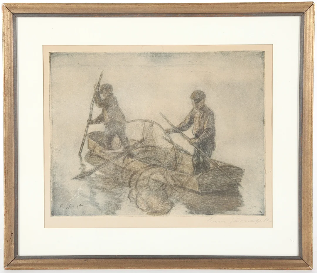 EERO JÄRNEFELT. 1863-1937. Etsning, signerad. — Engravings & Prints — Auktionsverket Engelholm