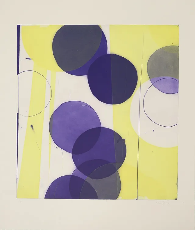 ASTRID SYLWAN (FÖDD 1970). "II", etsning i färger, signerad och numrerad 32/45.