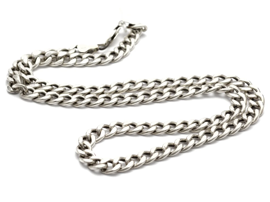 Halskedja Pansar S925 23,2g 55cm, sliten, en ögla ej silver — Smycken/Halskedja — Kaplans