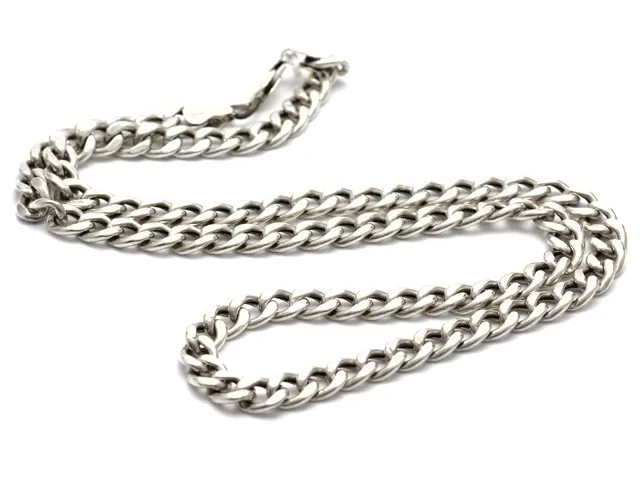 Halskedja Pansar S925 23,2g 55cm, sliten, en ögla ej silver