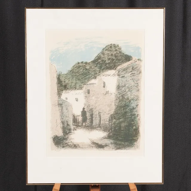 GUSTAV RUDBERG. Litografi signerad numrerad 86/210.