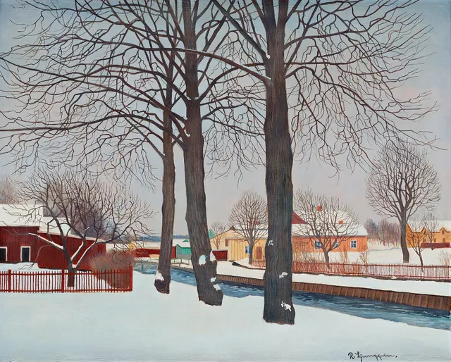 Reinhold Ljunggren, Vinterbild.