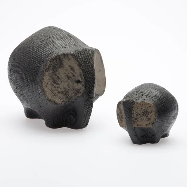 PAULA VON FREYMANN. FIGURINER, keramik, 2 stycken Upsala Ekeby.