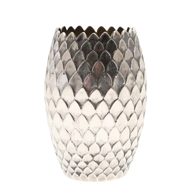 A RUSSIAN 19TH CENTURY SILVER BEAKER.