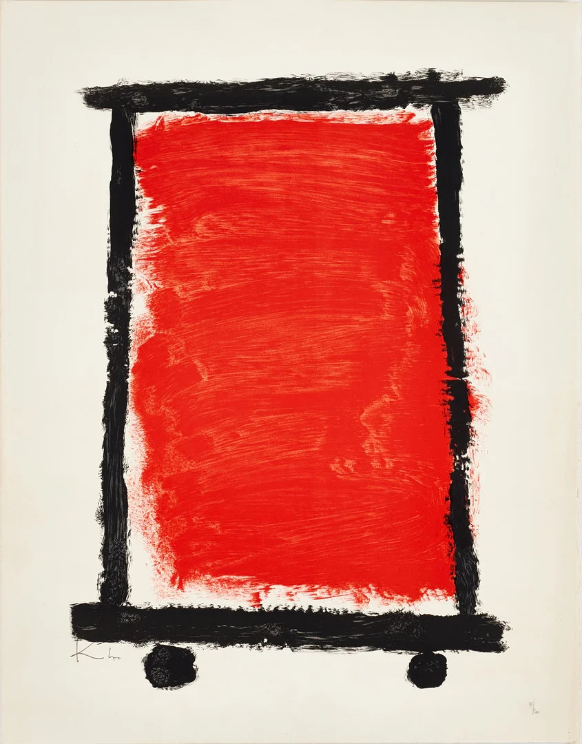 PAUL KLEE (1879-1940) EFTER. Abstrakt komposition, färglitografi 1974. — Engravings & Prints — Crafoord Auktioner Stockholm
