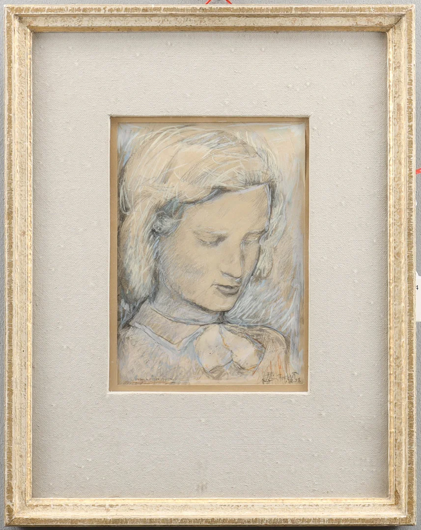 EINAR FORSETH. Teckning, signerad 1938. — Drawings — Karlstad Hammarö Auktionsverk