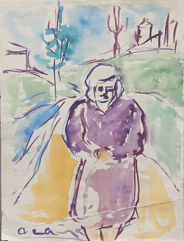 JOSÉ PÉREZ OCAÑA, "OCAÑA". Young woman.