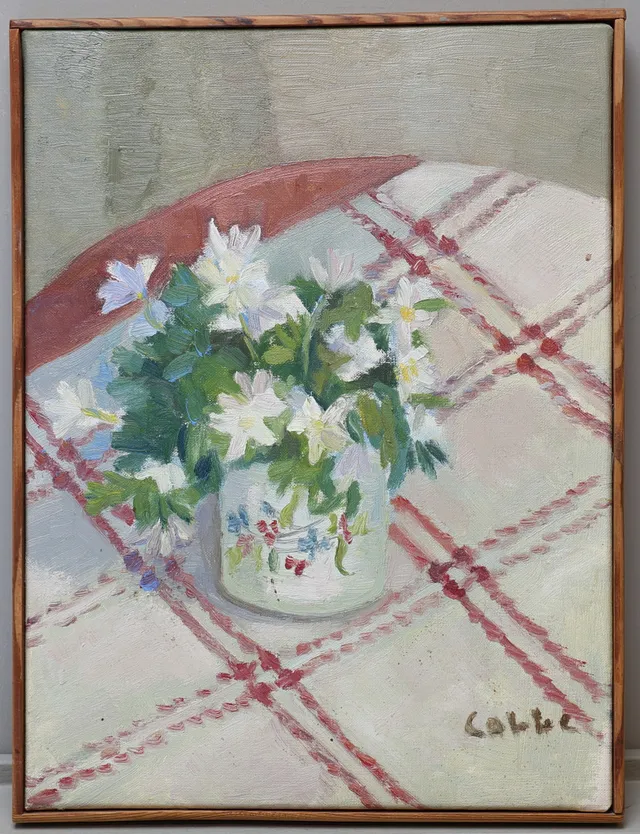 ERICA CABBE. Olja på duk, signerad.