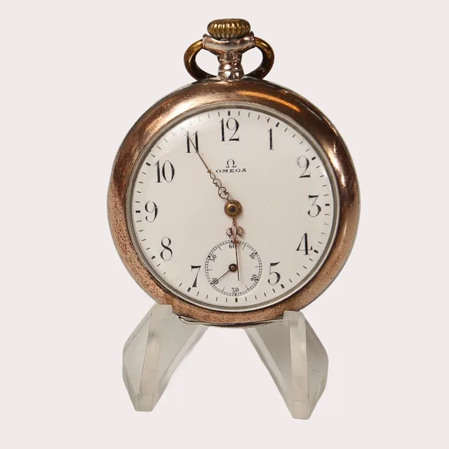MORMORSUR, Silver med delvis guldförgyllning, Omega, 1900- talets första kvartal.