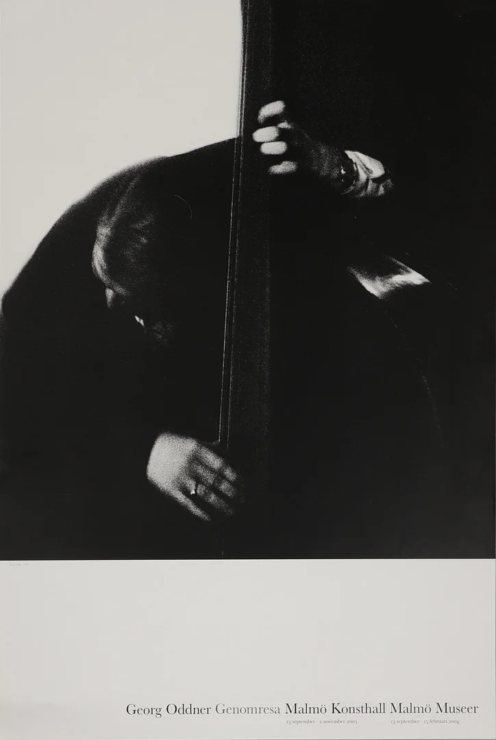 GEORG ODDNER. Affisch, "Georg Oddner Genomresa", Malmö Konsthall 2003-2004. — Engravings & Prints — Crafoord Auktioner Malmö