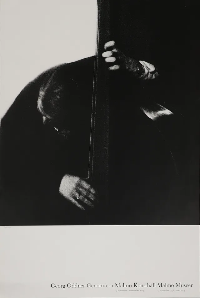 GEORG ODDNER. Affisch, "Georg Oddner Genomresa", Malmö Konsthall 2003-2004.