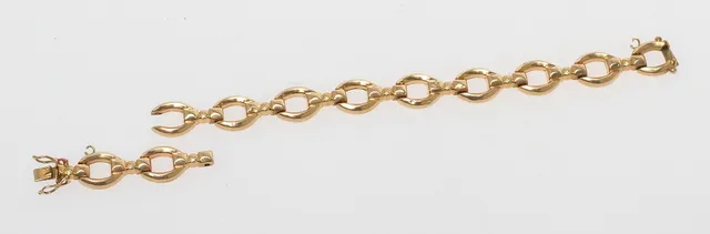 ARMBAND, 18k guld. Vikt 12,1 gram.