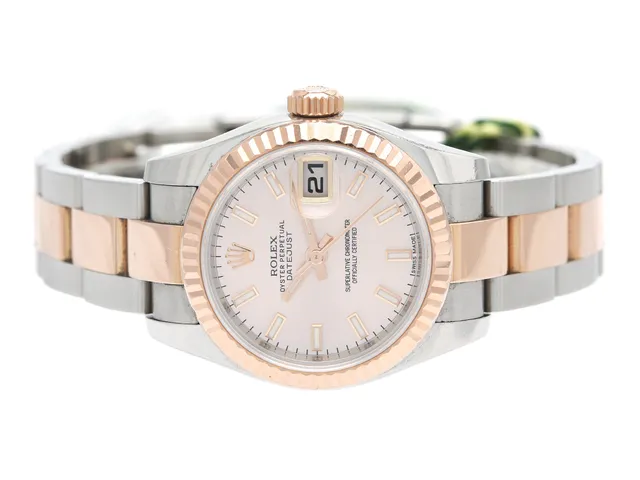 ROLEX, Oyster Perpetual, Datejust (Swiss Made), Chronometer, Ref nr. 179171, Serie nr. 7416U5N8, Cal 2235, Verk nr. 1P881081, Boett nr. 2320, damur, 26 mm, stål/rosa guld, automatisk, safirglas, datum, Oysterlänk, viklås (Easylink), Ref nr. 72131-E5N/H4T-7ZJ, cert, januari 2016, box, ytterkartong.