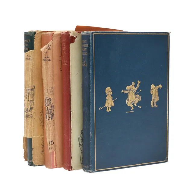 A. A. MILNE. The Christopher Robin Books, 4 Volumes, 1926-28.