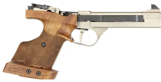 PISTOL, fabrikat Feinwerkbau, modell AW93, kaliber .22LR, tillv.nr 3885, se-nr SE0288330.