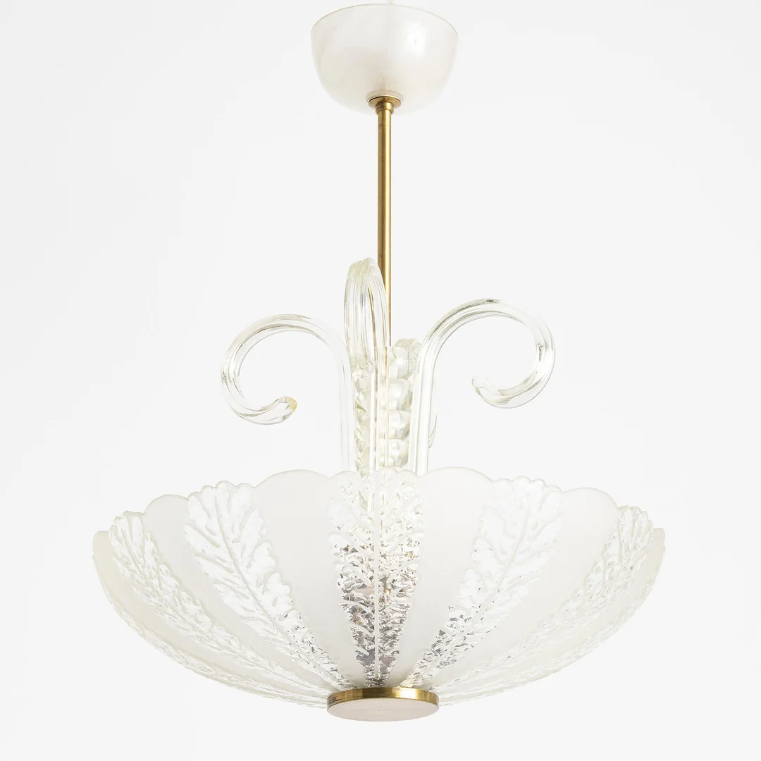 Taklampa, Swedish Modern, Elektroholm AB, Stockholm, 1940/50-tal. — Design/Belysning — Bukowskis