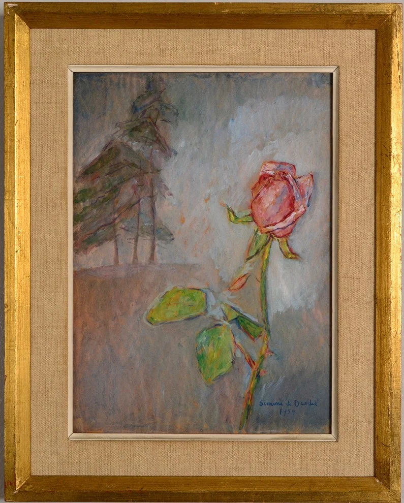 SIMONE DE DARDEL. Gouache. — Paintings — Halmstads Auktionskammare