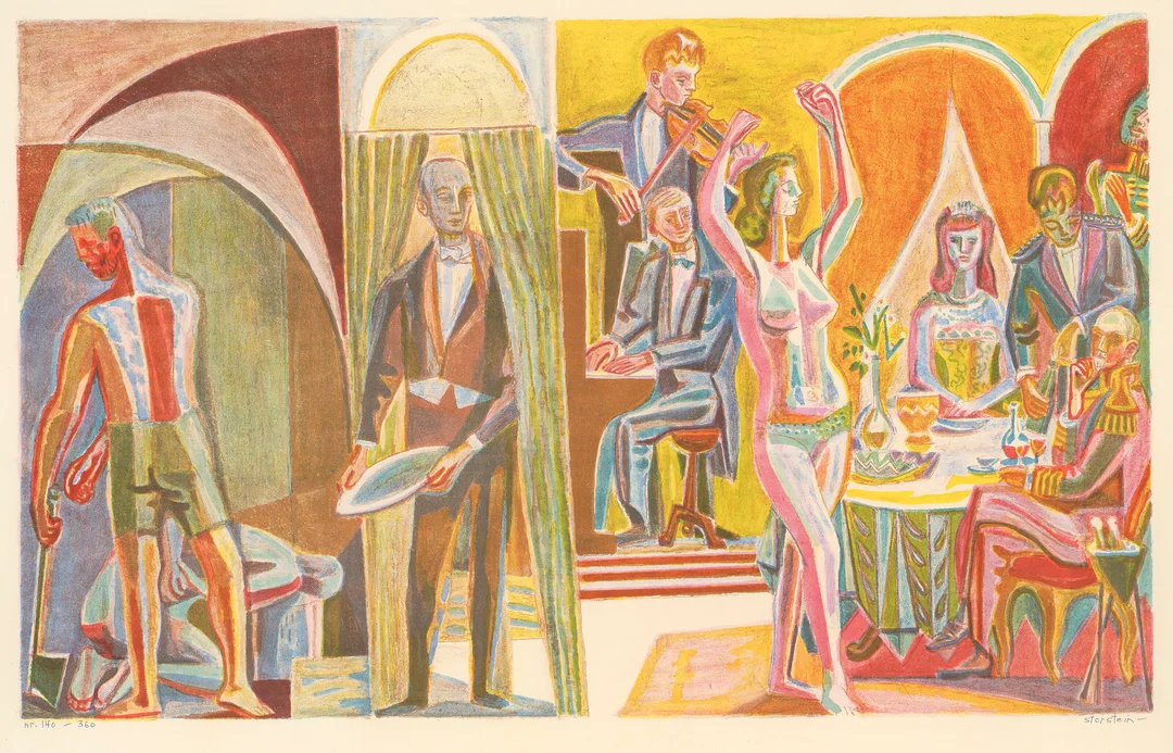 Storstein, Aage — "Salomes dans" 1969 — Kunst/Grafikk — Blomqvist