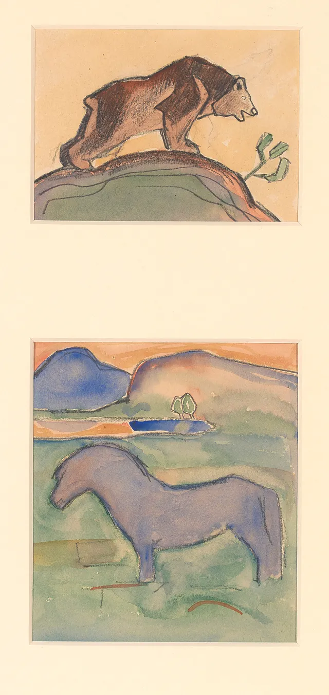 Ness, Bjarne — Bjørn og hest