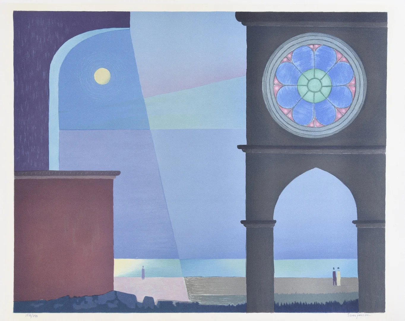 SVEN JONSON. Färglitografi. — Engravings & Prints — Halmstads Auktionskammare