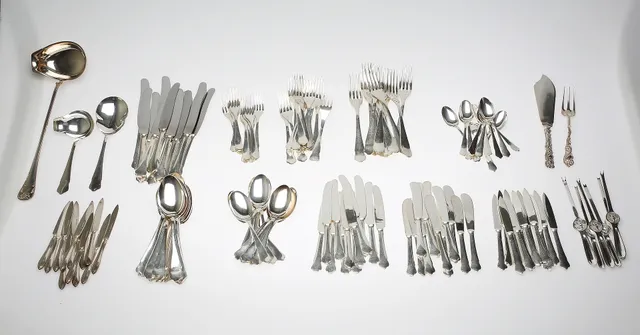 BESTICKSUPPSÄTTNING, Nysilver.