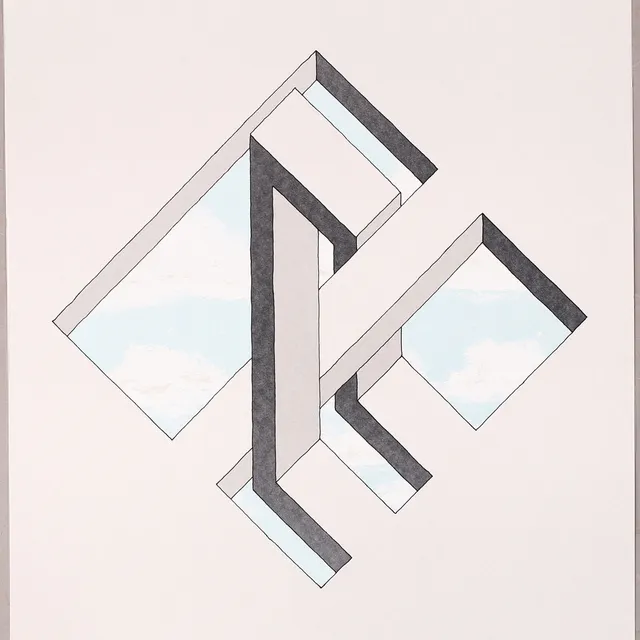 OSCAR REUTERSVÄRD. Litografi, signerad, numrerad 113/150.