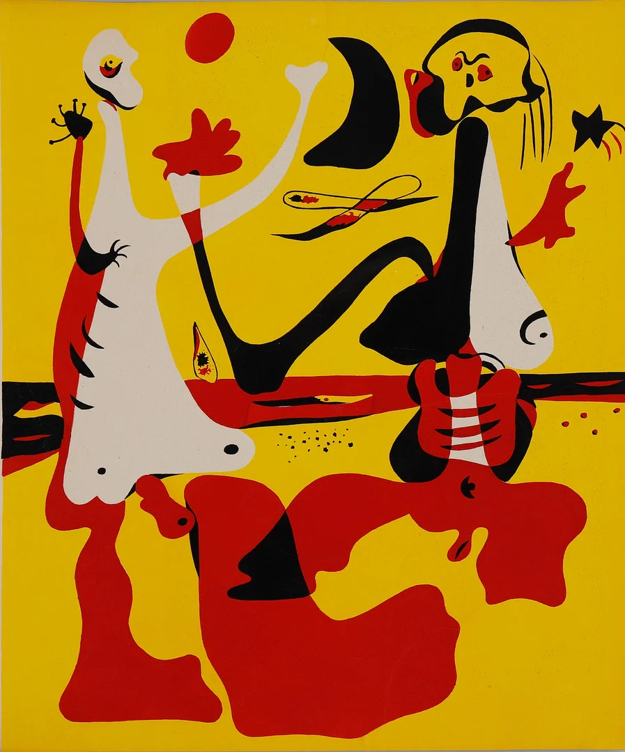 JOAN MIRÓ. "Figures davant el mar". — Engravings & Prints — Balclis