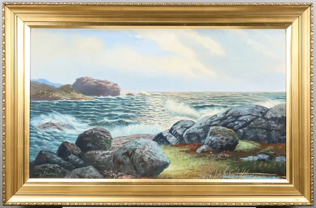 GUNNAR JOHANSSON olja på duk, signerad.