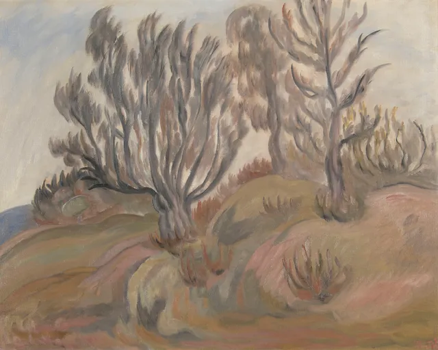 Thygesen, Rudolph — Trær i landskap, 1936