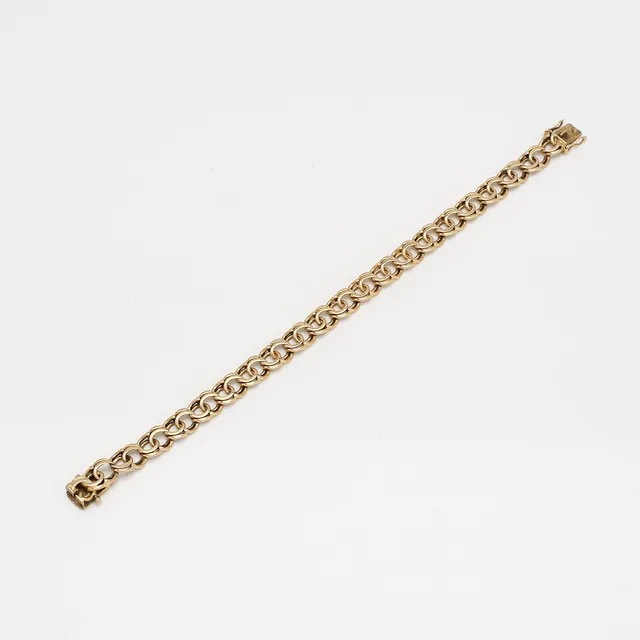ARMBAND, 18K guld. Vikt ca 26,0 g.