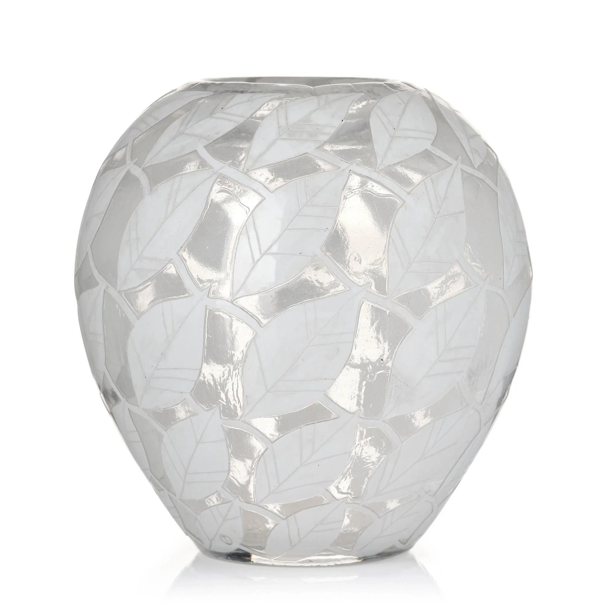 Sven Erik Skawonius, vas, överfångsglas, Kosta, 1940-tal, modell 182. — Bukowskis