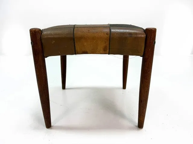 PALL, teak, läder, 1950/60-tal.