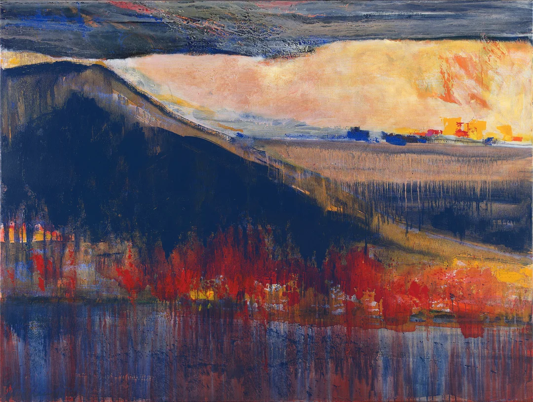 Langaas, Eva — "Høst cantate" 2000 — Kunst/Maleri — Blomqvist