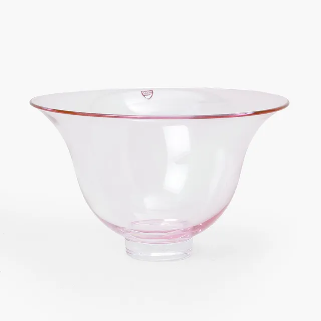 ERIKA LAGERBIELKE. Skål, glas, Orrefors, Gallery 7-85.