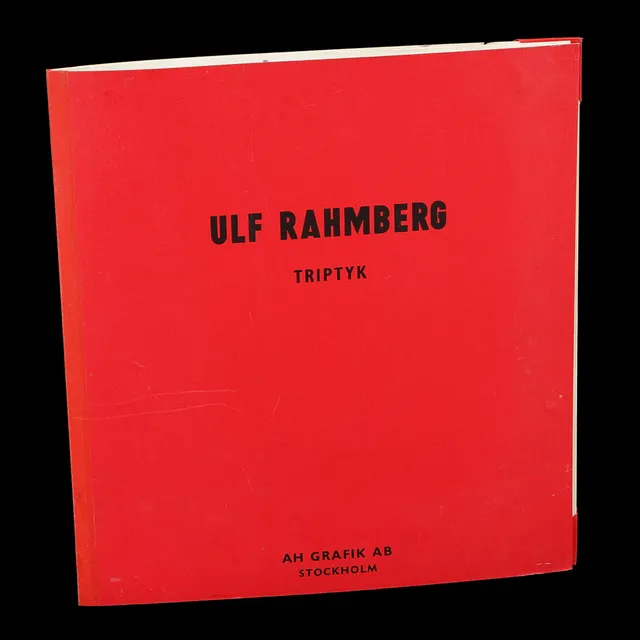 ULF RAHMBERG. Triptyk, numrerad 34/200 samt signerad.