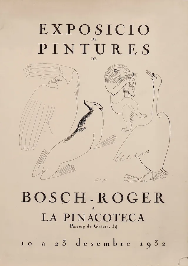 JOSEP GRANYER (1899–1983). Animales.