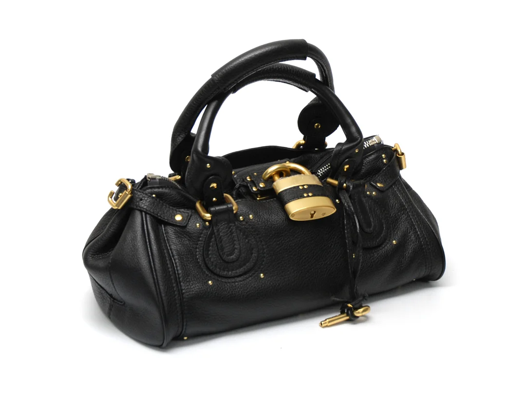 VÄSKA, CHLOÉ svart läder/gulmetall 35x18x18 cm — Accessoarer/Väskor — Kaplans